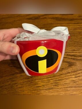 Rae Dunn Disney Pixar The Incredibles Nesting Measuring Cups Ceramic Set NWT